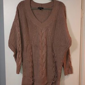 Blush tunic length sweater. Never worn